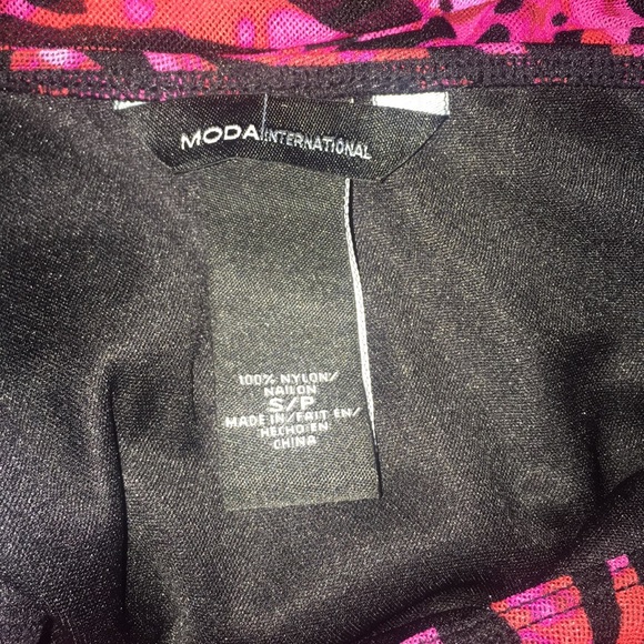 Tropical print one shoulder mini dress - Picture 3 of 5